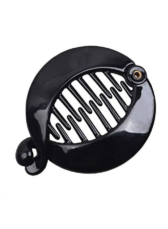 Luzen 3Pcs Resin Banana Hair Clips Small Banana Hair Combs Fishtail Hair Clip Side Comb Round Ponytail Holder For Women Girl Hair Accessories - Image 4