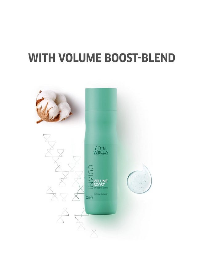 Wella Professionals Invigo Volume Boost Shampoo| For Added Volume| With Bodyfying Spring Blend| 10.1 Fl Oz  - Image 1