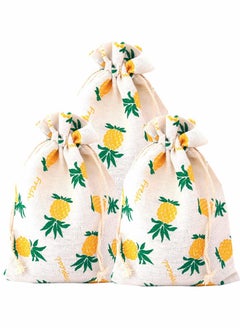 SYOSI Pineapple Gift Treat Bags Drawstring Gift Bag Pineapple Favor Bag for Wedding Bridal Shower Birthday Party Hawaiian, Summer Beach Tropical Party Decorations  - Image 1