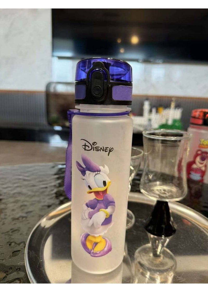 Generic - The water and juice bottle has distinctive and different shapes with a tightly closed lid and shalimo, excellent shock-resistant material, free of Bisphenol A. - Image 1