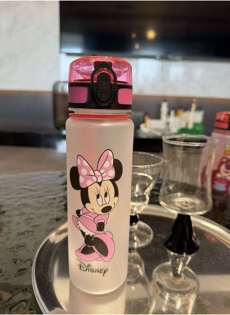 Generic - The water and juice bottle has distinctive and different shapes with a tightly closed lid and shalimo, excellent shock-resistant material, free of Bisphenol A. - Image 1
