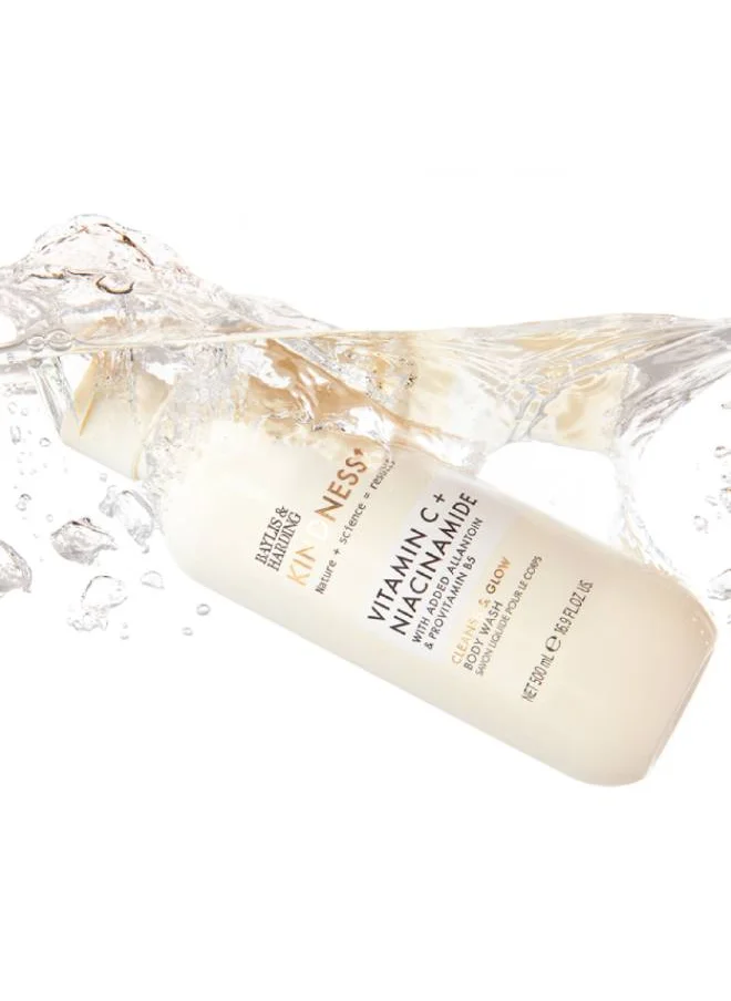 Baylis & Harding Baylis and Harding Kindness+ Vitamin C and Niacinamide Cleanse and Glow Luxury Body Wash 500ml