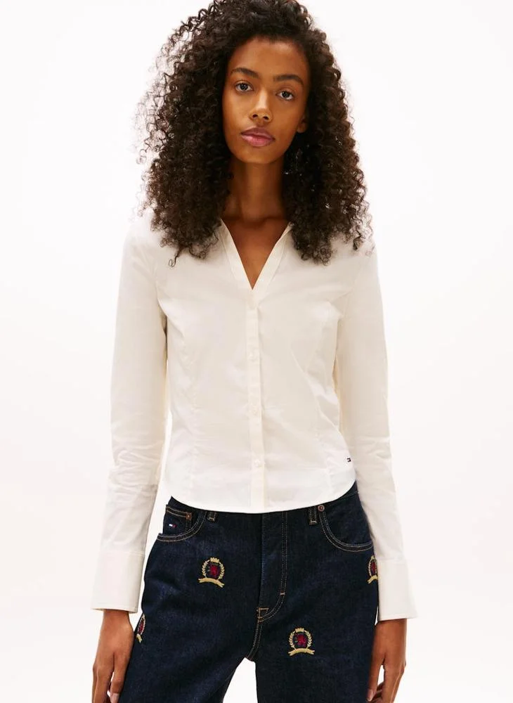 Logo Long Sleeve Baby Fit Shirt