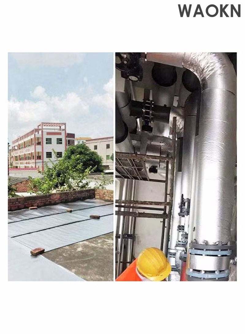 دبليو أيه أو كي أن ورق الألومنيوم وسادة العزل الصوتي للسيارة ، وسادة العزل الصوتي للسيارة ، وسادة العزل الحراري رغوة وسادة اللاصقة الذاتية ، وسادة العزل الصوتي للتحكم في الضوضاء ، وسادة العزل الصوتي للعزل الحراري ، مع دعم اللاصق اللاصق الذاتي ، مقاومة للحريق ، مقاومة للرطوبة والماء. - Image 5