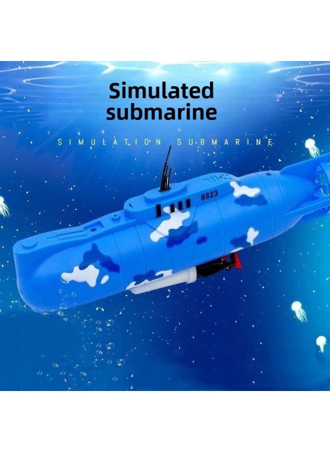 Generic - Submarine Toy Black Technology Underwater Explosions Internet Popular Toy Boat Children Boys Girls Bagged Metal-Color:8823 Submarine-Specification:Basic Version (comes With Ordinary Battery) - Image 1