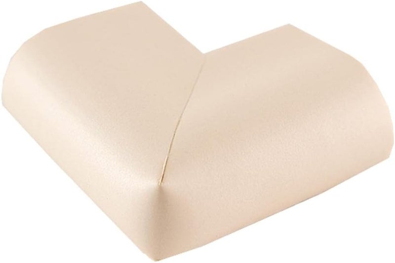 كلاراكو واقيات زوايا الطاولات الزجاجية، واقيات زوايا الأثاث تحمي الطفل من الإصابات الحادة، بيج، 55×55×8 مم - Image 3