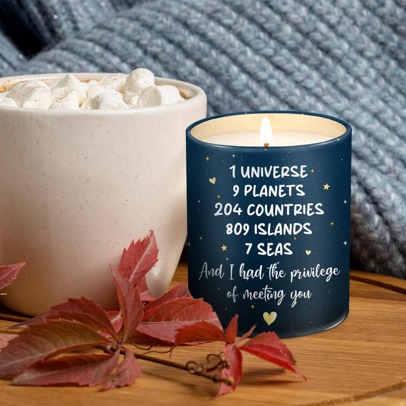 OASSIE Valentines Day Gifts for Him Her Women Men - Long Lasting Vanilla Lavender Candle 10 oz - Anniversary Wedding Birthday Gifts for Men Women Boyfriend Girlfriend Husband Wife Couples Friends - Image 4