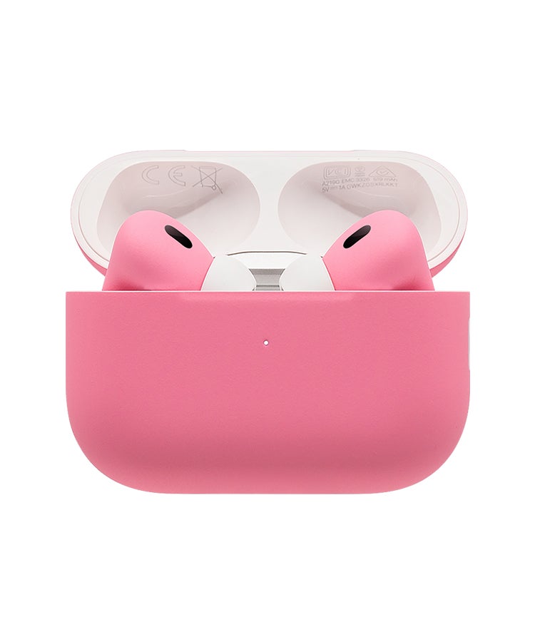 CAVIAR Customized AirPods Pro 3 Case with Automotive-Grade Paint Scratch-Resistant, Shockproof, Durable, Stylish Protective Cover, Personalized Design, Perfect Fit for Airpods Pro 3 Matte Romance Pink - Image 1