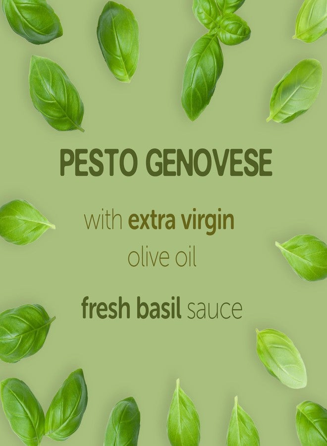 Gusta Imported Italian Fresh Basil Pesto Sauce - Extra Creamy - Extra Virgin Olive Oil, Cheese & Nuts - Delicious & Authentic Pasta Sauce and Spread - Home Made Style - 6.35 oz Glass Jar - Image 2
