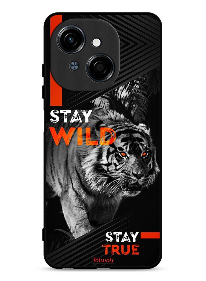 Tolwak Tecno Spark Go 1S 4G Protective Case Cover Stay Wild Stay True - Image 1