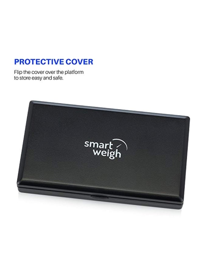 Smart Weigh SWS600 Elite Pocket Sized Digital Gram Scale,Jewelry Scale,Gram Scale,Nutrition Kitchen Scale, School Scale with Slim Design 600 x 0.1g, Black - Image 2