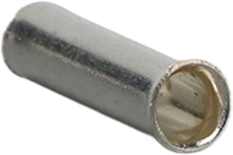 1000Pcs Wire Ferrule Wire Ferrule Copper Crimp Connector End Terminal Copper Crimp Connector + Tinned Outer Layer Non Insulated Oxidation Wires Ferrules - Image 2