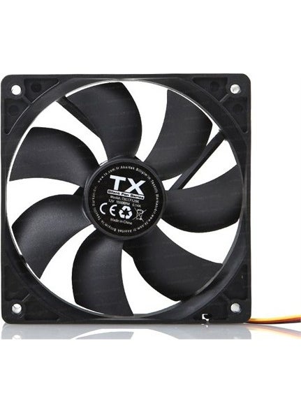 Tx 12 cm Silent Black Case Fan ( CCF12BK)  - Image 1