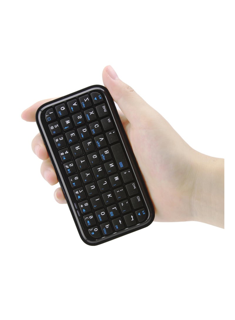 Wireless Keyboard Super Mini, Rechargeable Cordless Bluetooth Keybaord, Silent Compact Small Pocket Travel Keypad, Portable Slim Wireless Keyboard, for Computer Laptop PC Notebook Tablets Smartphones - Image 1