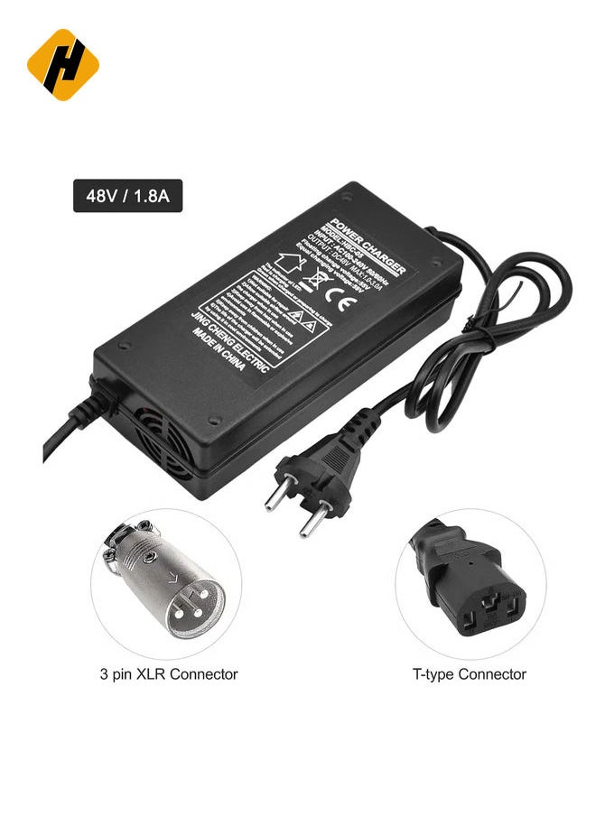 HuHa New Upgrade 36W Electric Scooter Battery Charger for Razor E100 E200 E300 E125 E150 E175 E500 PR200 E225 E325 MX350 MX400 ZR350 Pocket Mod Sports and Dirt Quad 3-Prong Inline(BLACK)  - Image 3