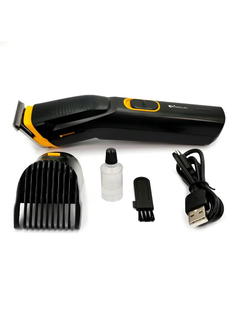 Mercury 5V USB Type-C Body Trimmer for Men, Men Grooming for Body,Electric Trimmer,Body Shaver Groomer Safe Shaver T-Blade for Zero Size Cutting, Rechargeable Hair Clipper, Precision Stainless Steel Cutter, 45 Minutes Continuous Use MC206 - Image 1