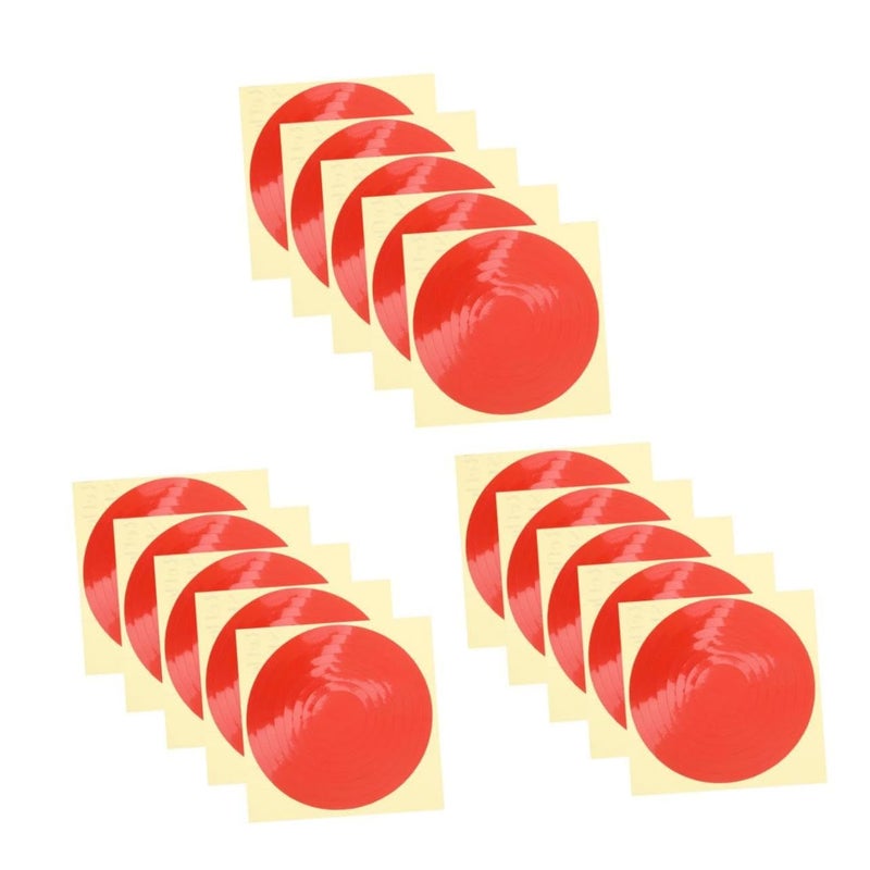 15 Sheets Pressure Gauge Decals Adhesive Identification Sticks For Accurate Measurement Durable And Easy Read Workplace Use Blue Red - Image 2
