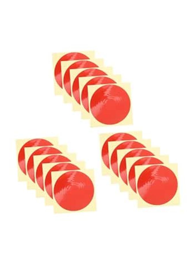 15 Sheets Pressure Gauge Decals Adhesive Identification Sticks For Accurate Measurement Durable And Easy Read Workplace Use Blue Red - Image 1