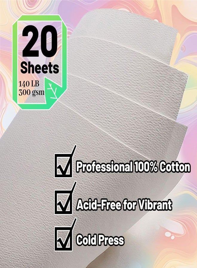 bositigo Professional Watercolor Sketchbook with 6-Ring Binder, 20 Sheets 300GSM/140lb 100% Cotton Acid-Free Cold Press Paper, 9.25" x 6.3" Textured Art Journal for Artists, Students & Adults (Blue) - Image 3