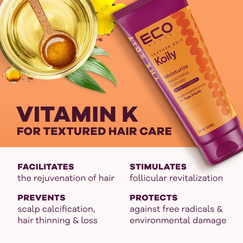 Eco Style, Texture Edit, Koily Bundle, for Type 4 curly hair - Image 5