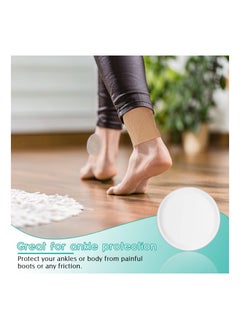 Generic Cross Ankle Gel Sleeve Padded Skate Socks Protector Pads Support Brace Pad Skateboard Accessories for Skating Riding Ski Protection Foot 4 Pieces  - Image 4
