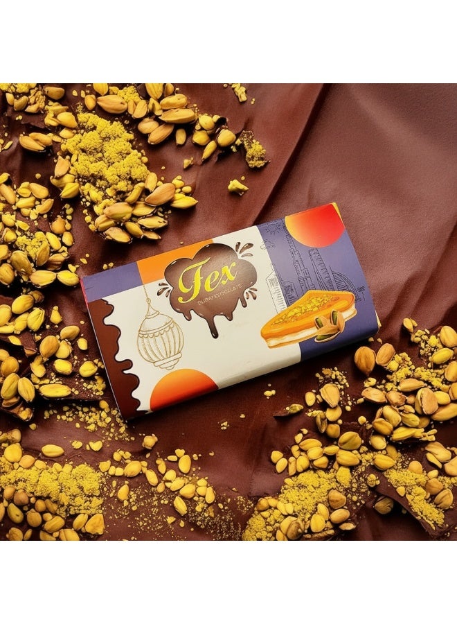 FEX Dubai Chocolate Pistachio Kunafa Milk Chocolate 200g - Image 1
