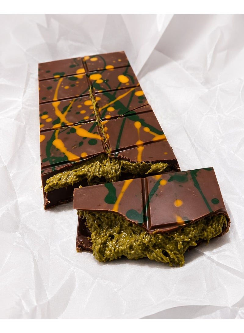 FEX Dubai Chocolate Pistachio Kunafa Milk Chocolate 200g - Image 4