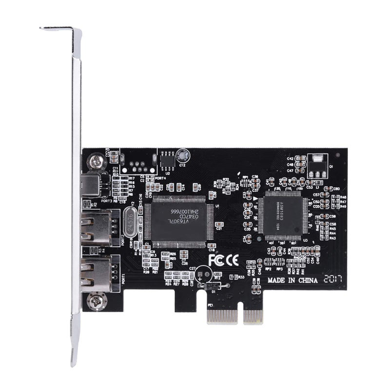 بطاقة تحكم PCI Express Firewire 1394a مع كابل بسرعة 800 ميجابت في الثانية للأجهزة IEEE 1394 - Image 2
