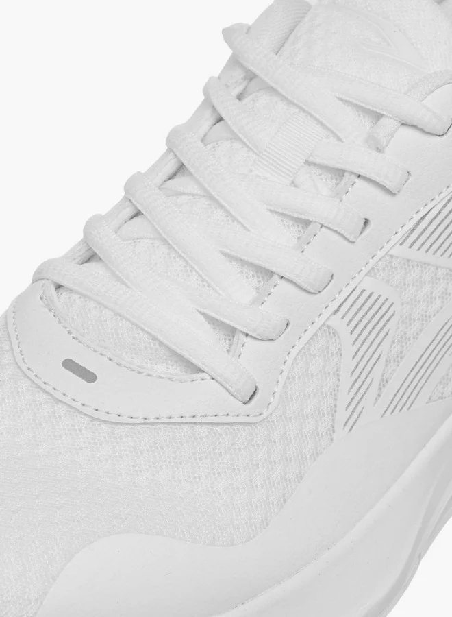 Dash Men Panelled Shoes with Lace-Up Closure