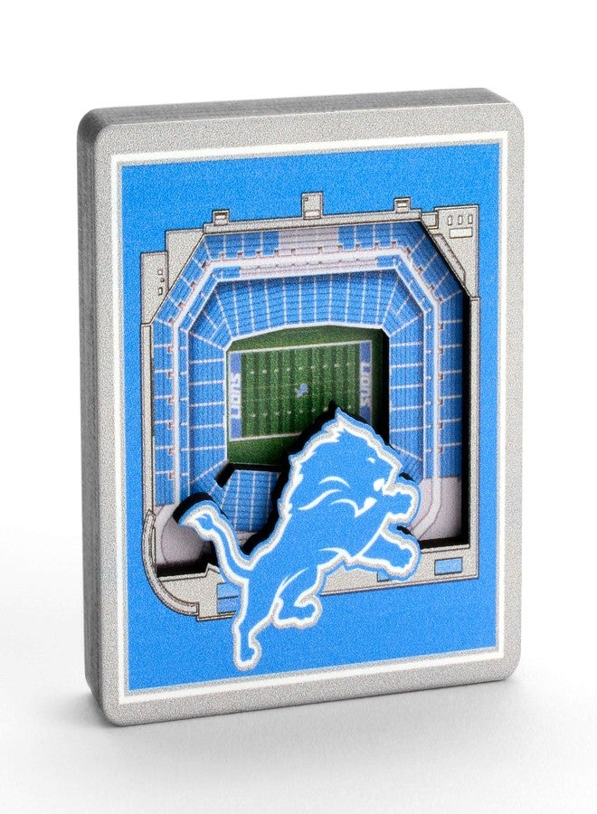 YouTheFan NFL Detroit Lions 3D StadiumView Magnets - Ford Field - Image 1