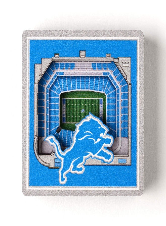 YouTheFan NFL Detroit Lions 3D StadiumView Magnets - Ford Field - Image 4
