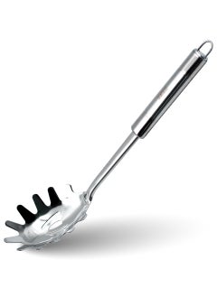 Beram Pasta Server Spoon, Matte Finish, Cooking Tool, Kitchen Utensils, Serving Spoon, Stainless Steel, Food Grade, Compact, Lightweight  - Image 1
