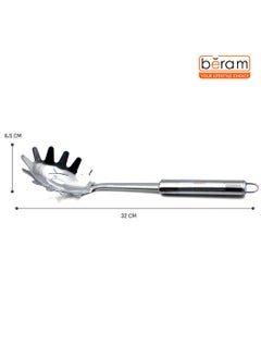 Beram Pasta Server Spoon, Matte Finish, Cooking Tool, Kitchen Utensils, Serving Spoon, Stainless Steel, Food Grade, Compact, Lightweight  - Image 5