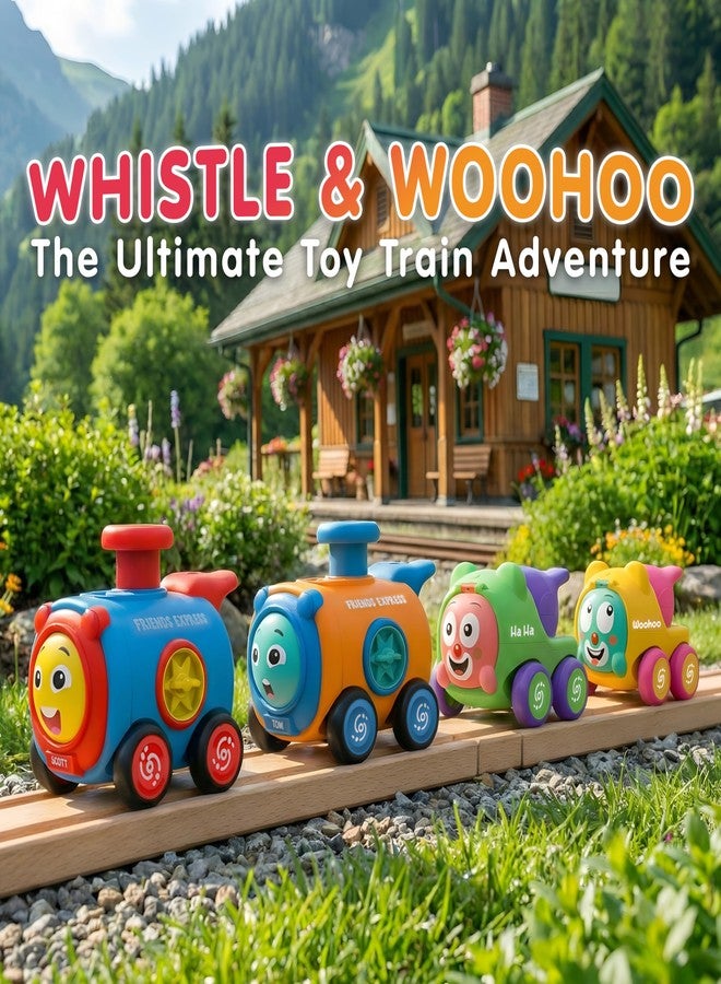 Innovitoy Kids Toy Combo Friction & Push and go Pack of 2-Friends Cartoon Train and Carnival Friction Vehicle, Push and Go Action Toys, Best Gift for Kids, 3+ Years - Image 2