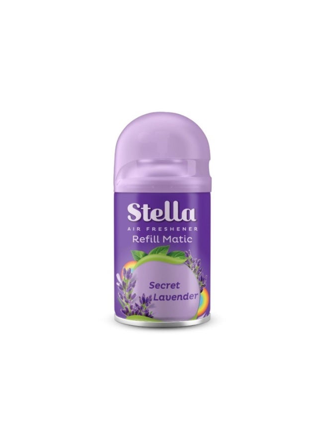 STELLA عبوة ماتيكية 225 مل (لافندر سري) + غطاء - Image 3