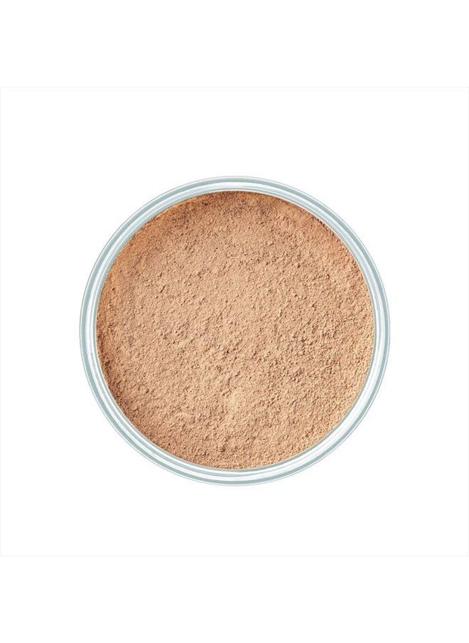 ARTDECO Mineral Powder Foundation - honey – loose setting powder for a smooth & matte finish - medium coverage - perfect for sensitive & oily skin - makeup with zinc & magnesium - vegan - 0.53 Oz  - Image 1