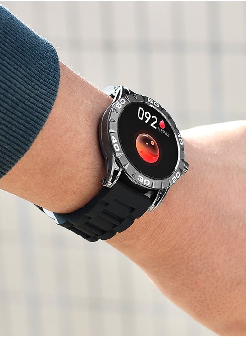 RollsTimi  - Men's Smartwatch with Heart Rate, Blood Oxygen, Sleep Monitor, IP67 Waterproof Bluetooth Calls, Fitness Tracker Sports Smart Watch for Android iOS - Image 1