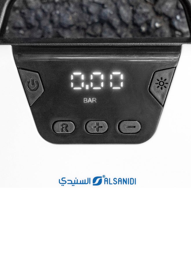 ضاغط هواء، مضخة هواء، أبيض*أسود، سعة 120 واط - Image 4