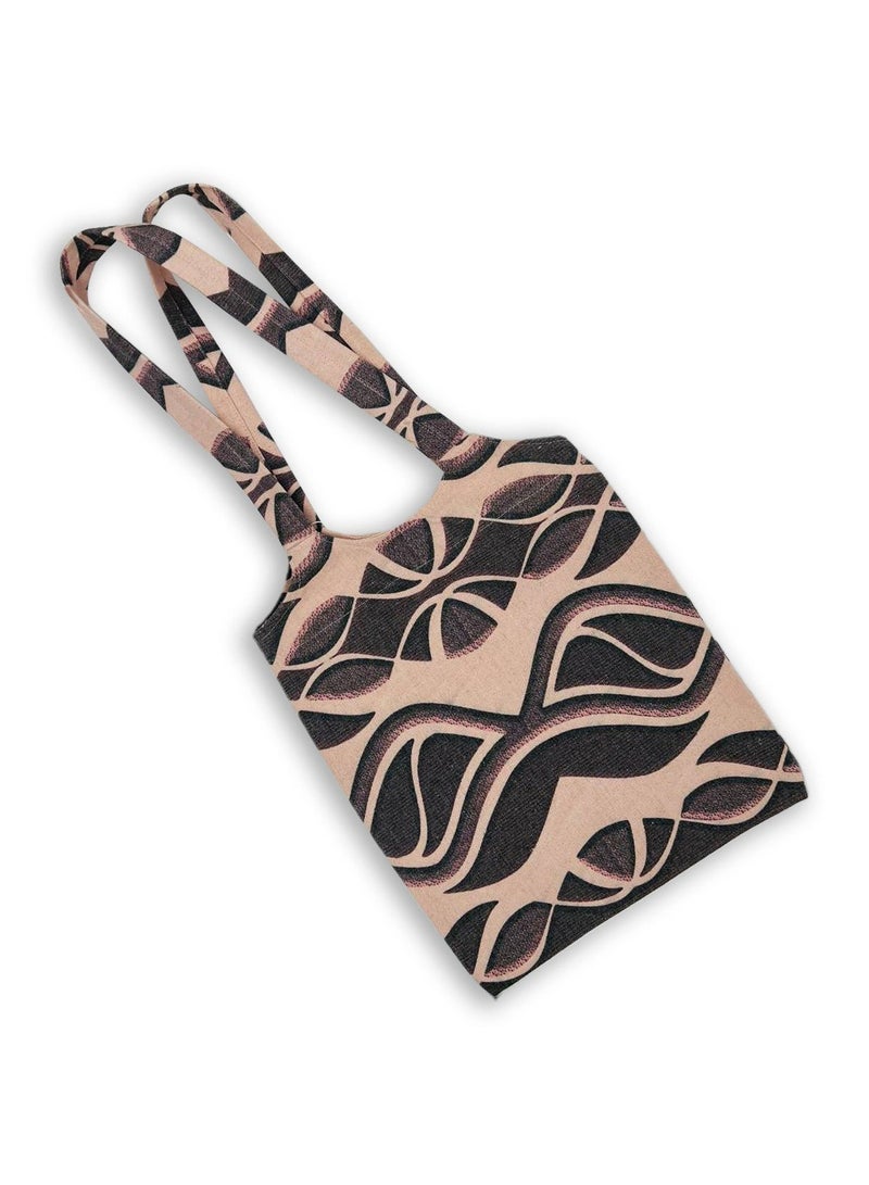Gharibo Bags Casual Printed Linen Tote Bag  H230010a 