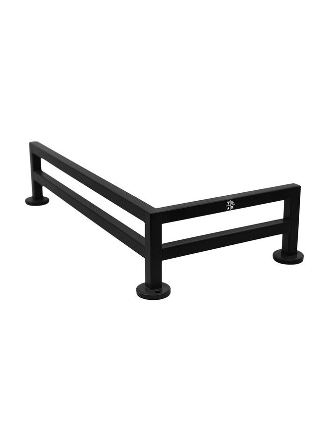 Teak Tuning Teak Tuning Fence Style, L-Shaped Fingerboard Rail, 11" - Custom Designed by Teak Tuning - Premium Solid Steel Construction, Matte Powder Coated Finish in Black - Superior Non-Slip Foam Feet  - Image 4