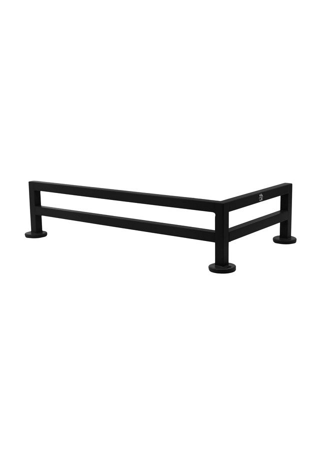 Teak Tuning Teak Tuning Fence Style, L-Shaped Fingerboard Rail, 11" - Custom Designed by Teak Tuning - Premium Solid Steel Construction, Matte Powder Coated Finish in Black - Superior Non-Slip Foam Feet  - Image 3