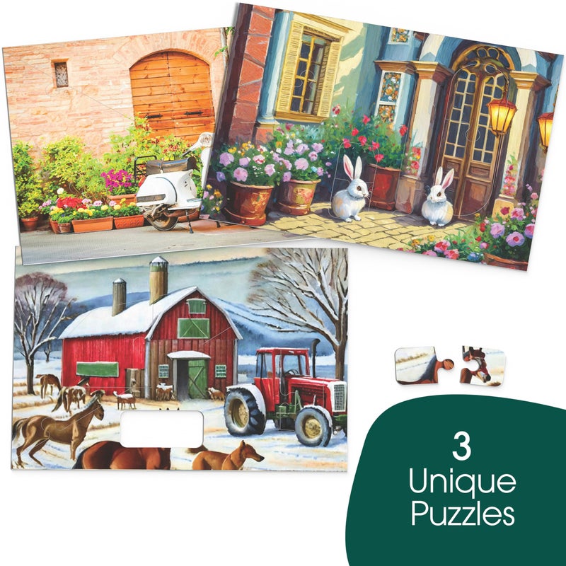 Keeping Busy Object Large Piece Puzzles For Seniors | 3 Pack | Dementia Activities For Seniors Game Solve In 3 Steps Dementia Products For Elderly Alzheimers Products For Elderly Alzheimers Activities - Image 4