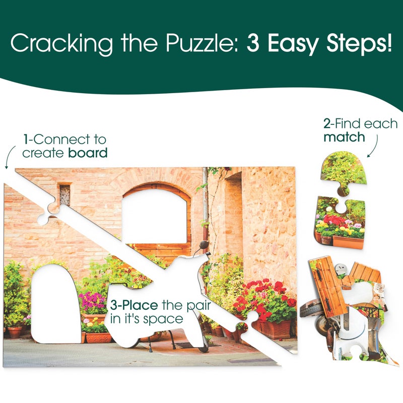 Keeping Busy Object Large Piece Puzzles For Seniors | 3 Pack | Dementia Activities For Seniors Game Solve In 3 Steps Dementia Products For Elderly Alzheimers Products For Elderly Alzheimers Activities - Image 3