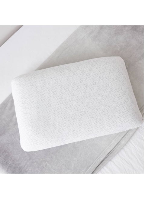 A Medical Sleeping Pillow Made Of Memory Foam Comfortable And Healthy For The Neck And Head  - Size 42*24*12cm