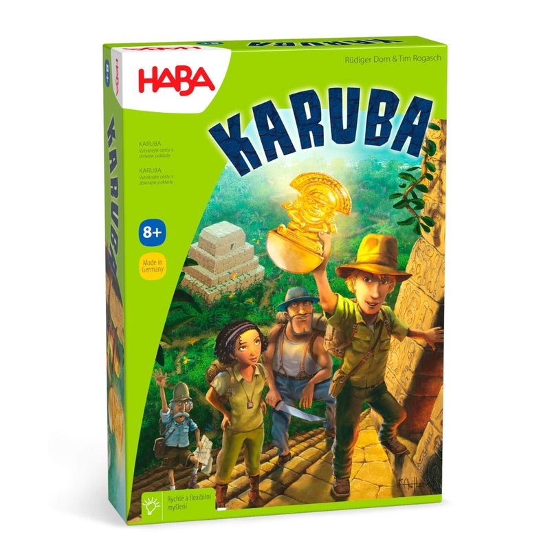 HABA Karuba - Jungle Adventure Tile Placement Family Puzzle Game - Exciting Family Games & Kids Board Games Ages 8-12 (Made in Germany) - Image 1