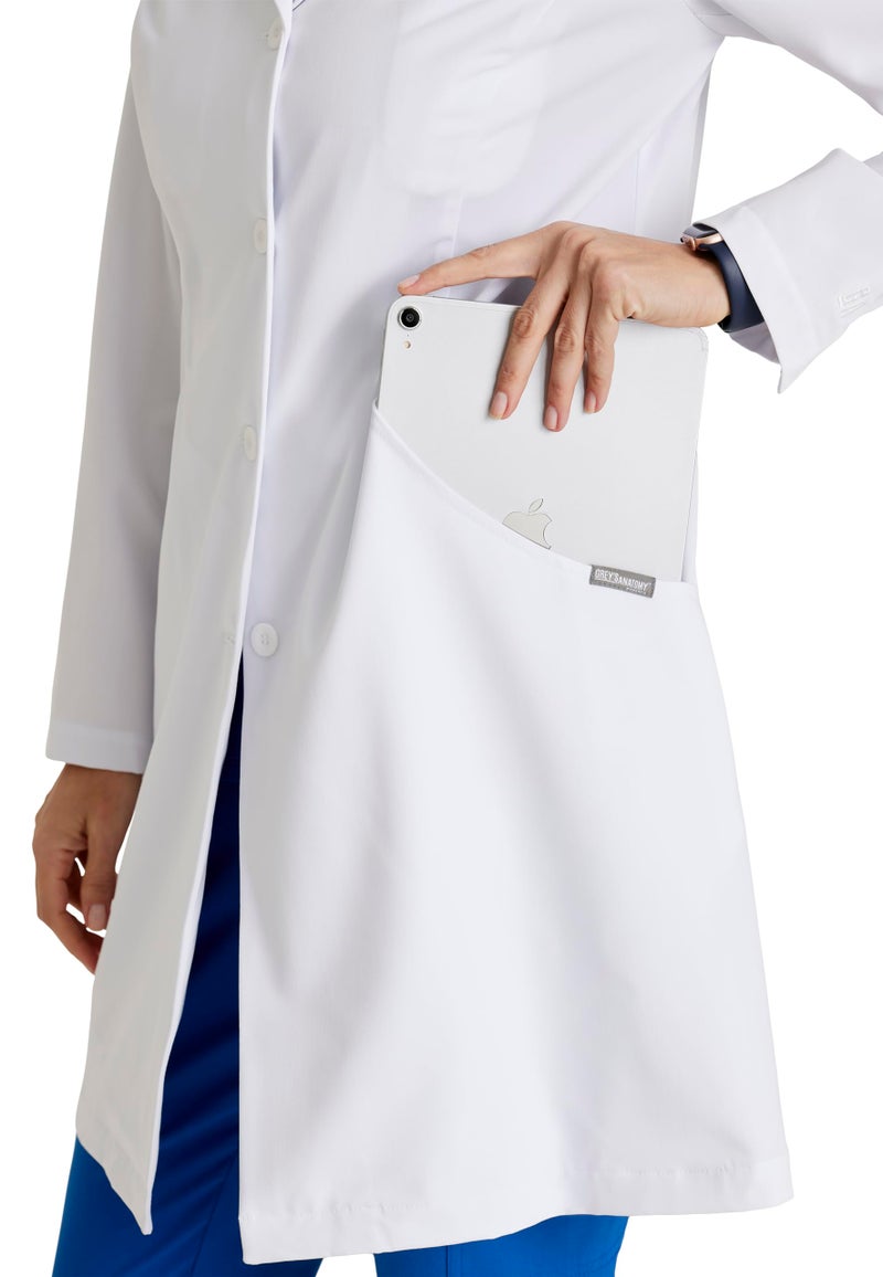 Barco Grey's Anatomy Signature Women's 5 Pocket 35" 4 Button Penelope Lab Coat Medium - Image 5