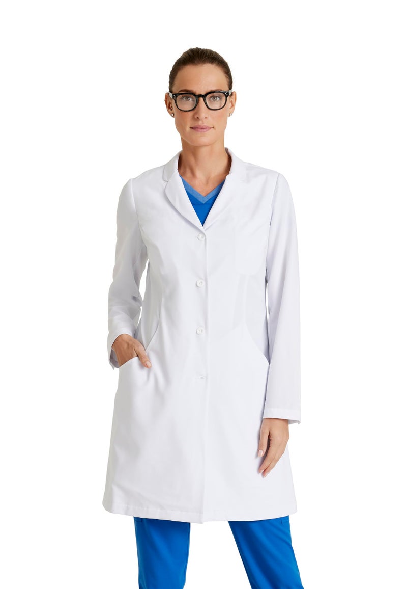 Barco Grey's Anatomy Signature Women's 5 Pocket 35" 4 Button Penelope Lab Coat Medium - Image 1