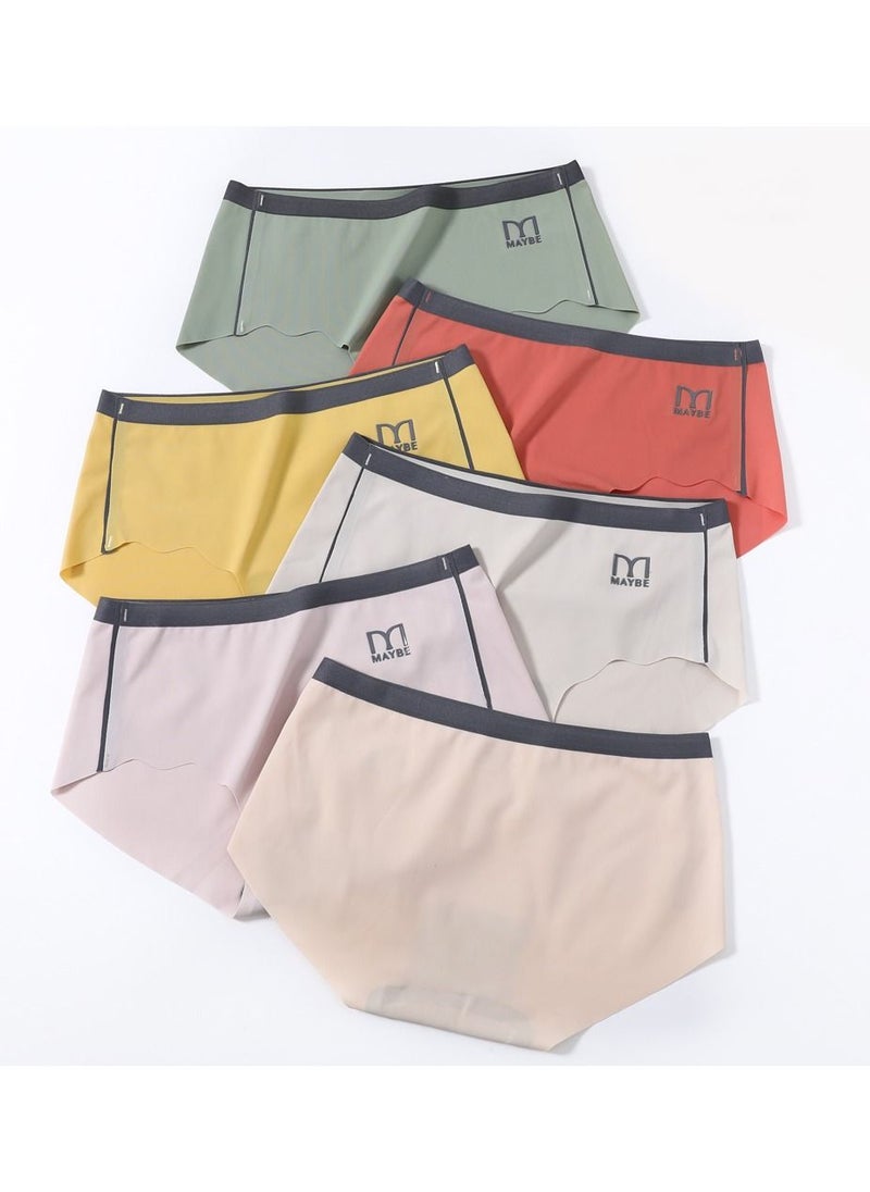 Zeemey Zeemey 6 Pack Women’s Seamless Cheeky Hipster Underwear No Show Panties Invisibles  Breathable Briefs Soft Stretch Bikini Lingerie  - Image 2