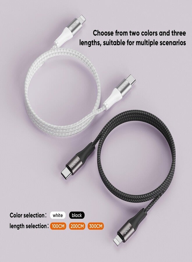 Vidvie 30W Fast Charging Data Cable (Type-C to Lightning) 100 cm - Image 5