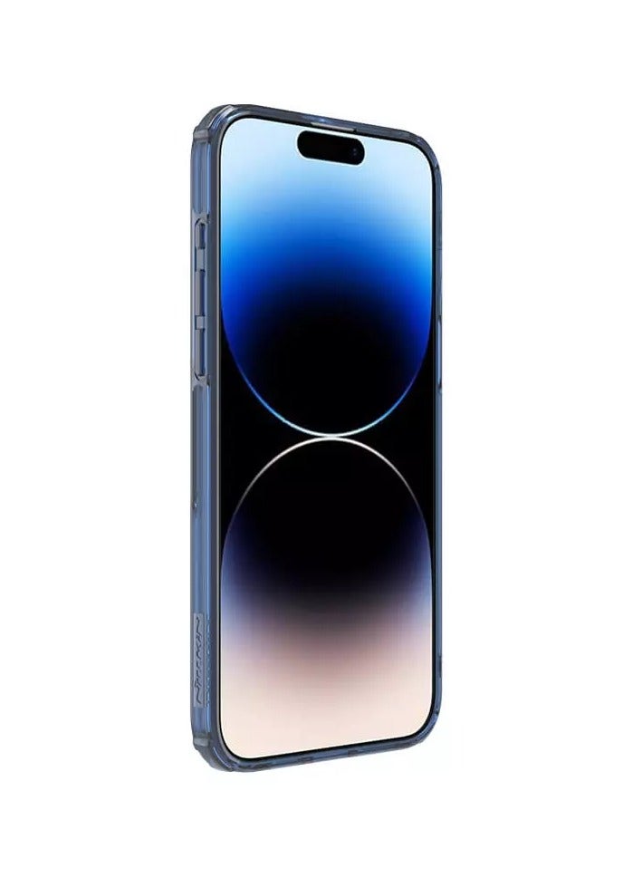 Nillkin Nature TPU Pro Series Case for Apple iPhone 15 Pro Max (6.7", 2023) - Blue - Image 5